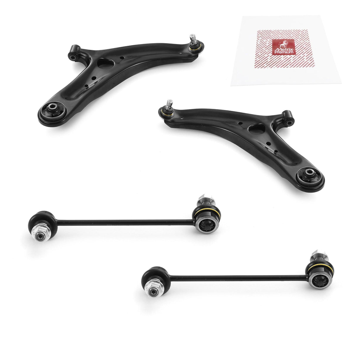 Metrix Premium 4 PC  Control Arm and Stabilizer Bar Link Kit 97604MT