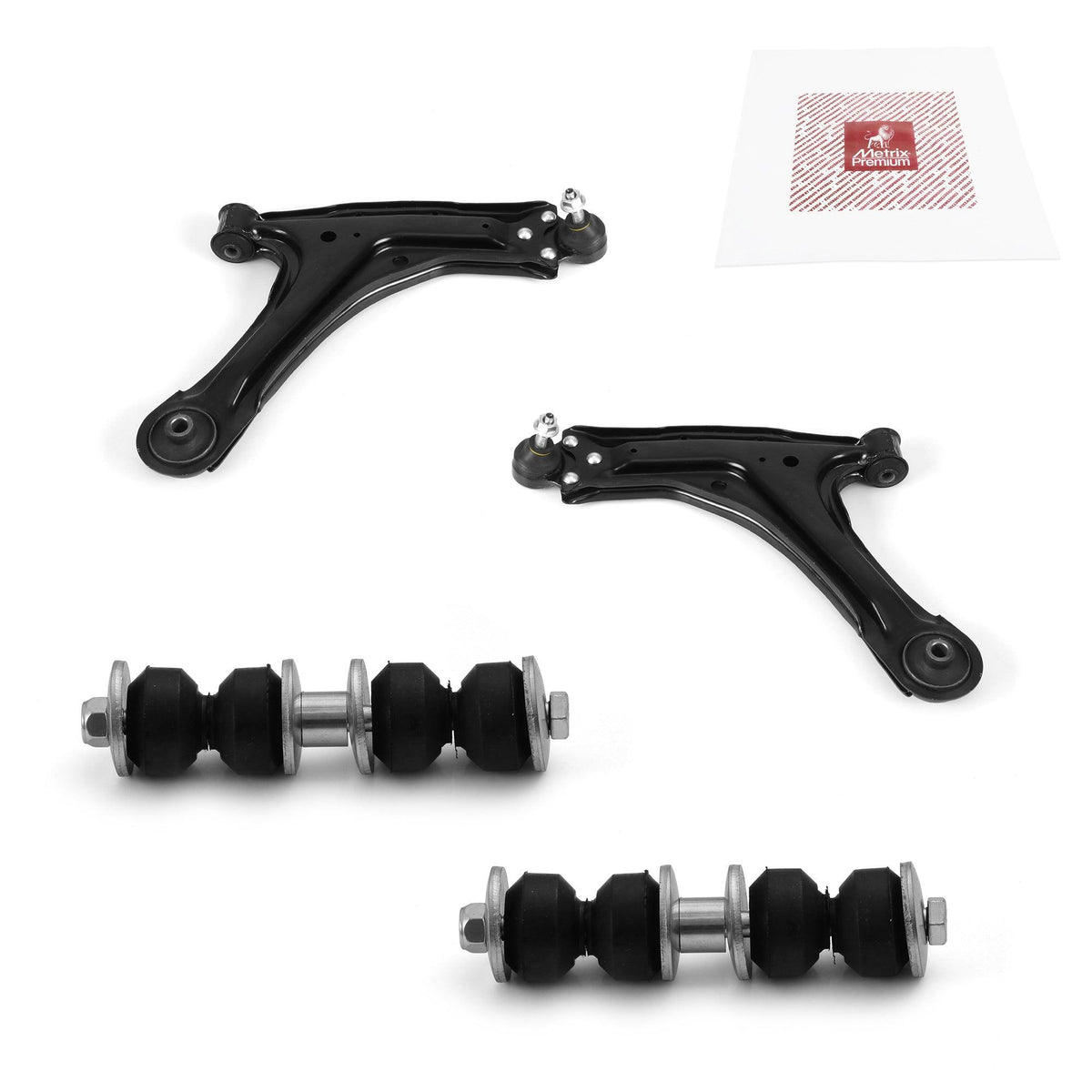 Metrix Premium 4 PC  Control Arm and Stabilizer Bar Link Kit 97663MT