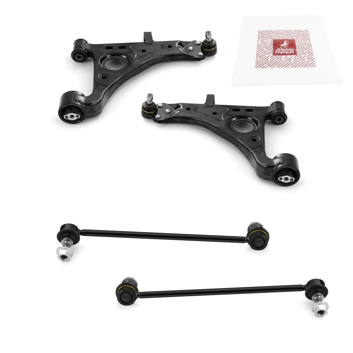 Metrix Premium 4 PC  Control Arm and Stabilizer Bar Link Kit 97677MT