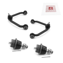 4 PC Front Upper Control Arm and Front Lower Ball Joint Kit  97718MT