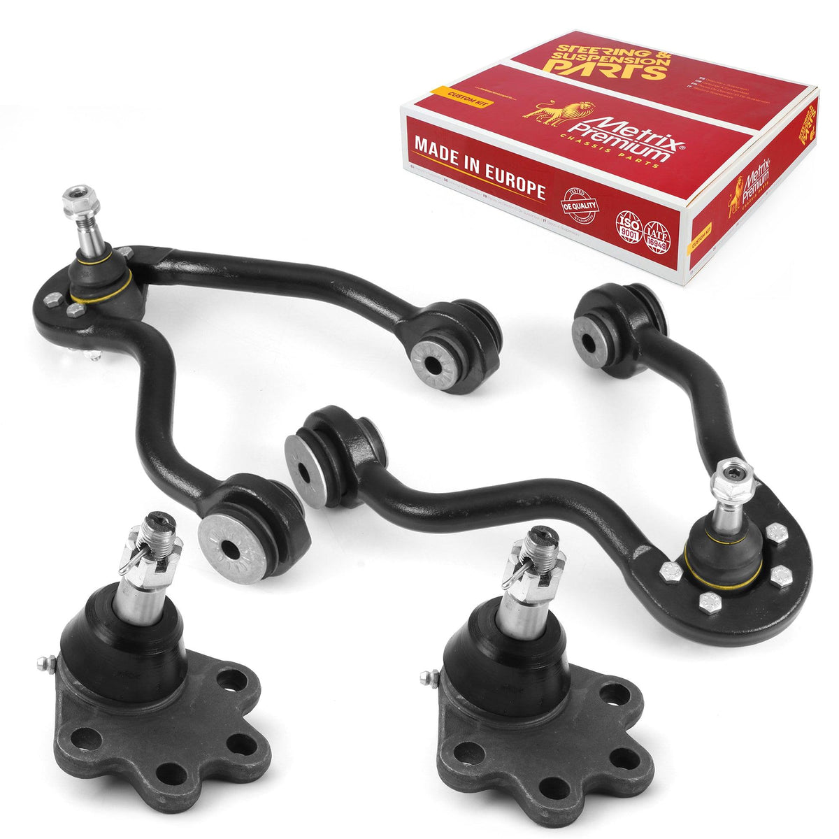 4 PC Front Upper Control Arm and Front Lower Ball Joint Kit  97734MT