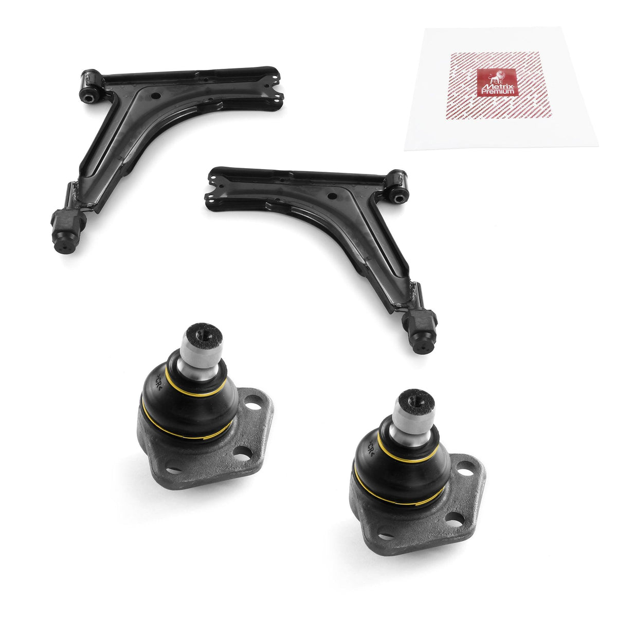 4 PC Front Lower Control Arm and Front Lower Ball Joint Kit  97749MT