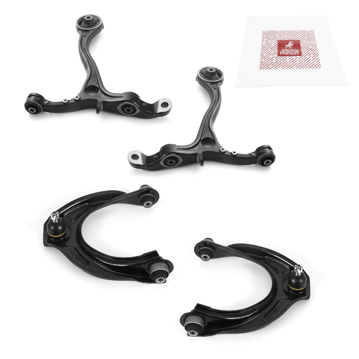 4 PC Front Lower Control Arm and Front Upper Control Arm Kit  97802MT