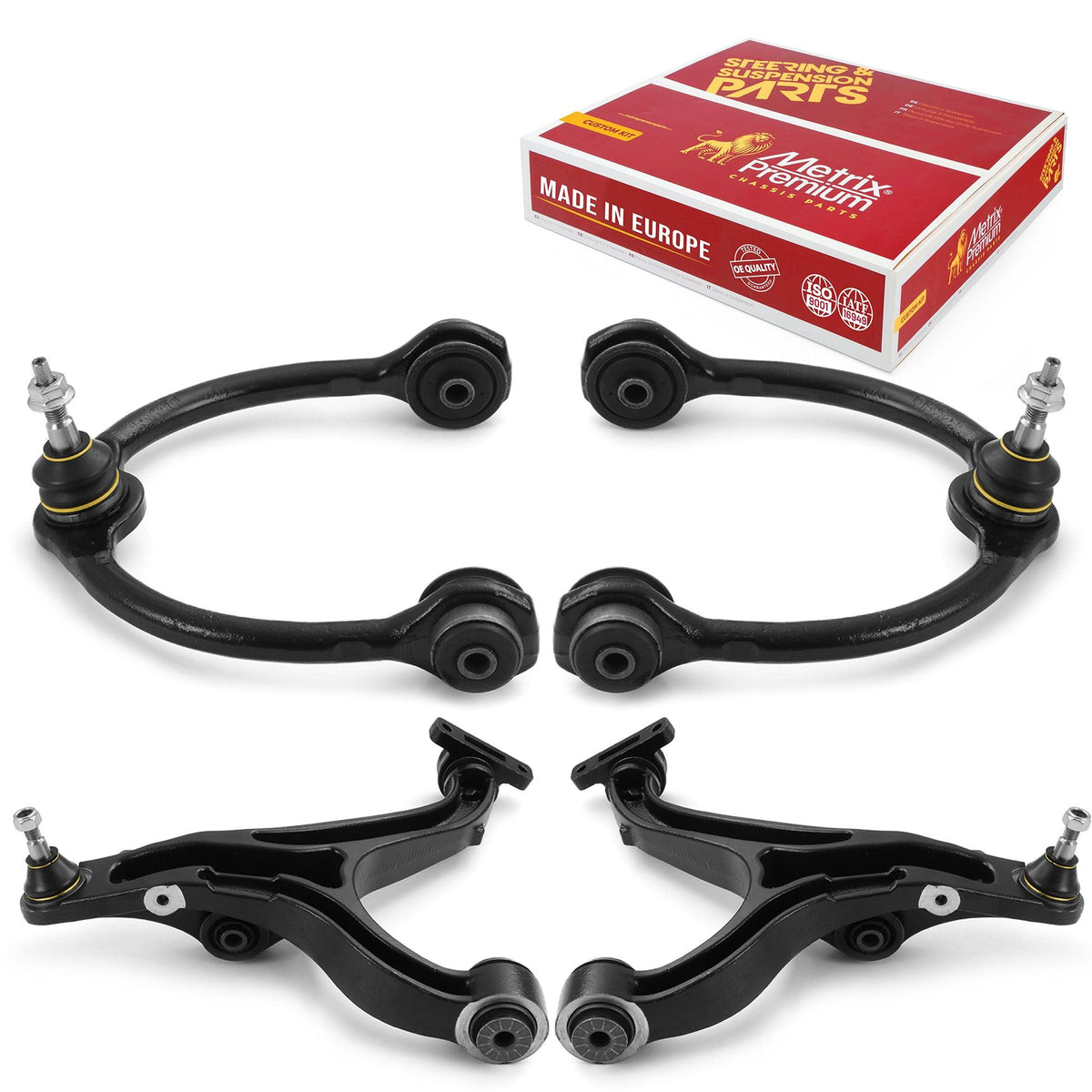 4 PC Front Lower Control Arm and Front Upper Control Arm Kit  97803MT