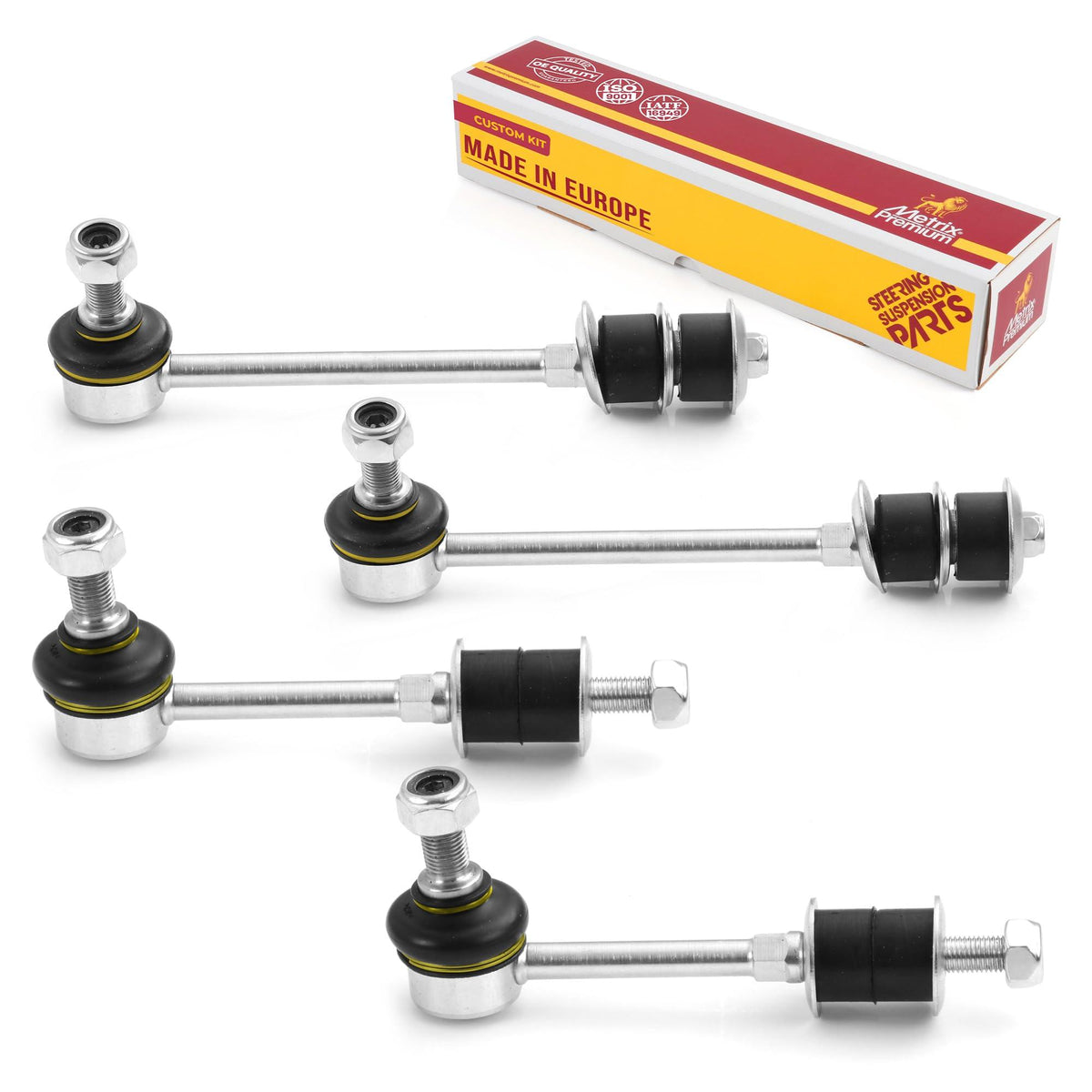 Metrix Premium 4 PC Front Stabilizer Bar Link and Rear Stabilizer Bar Link Kit  97823MT