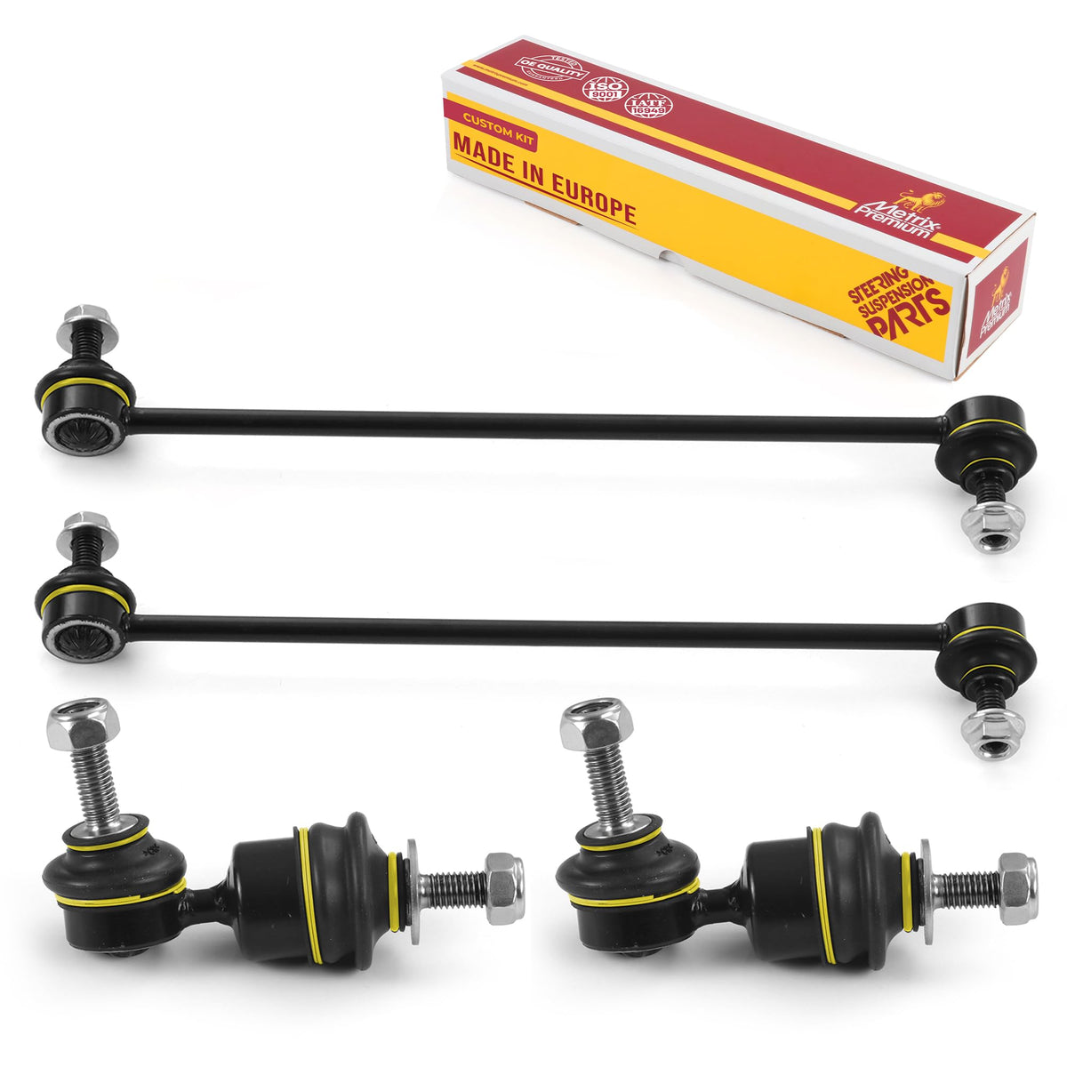 Metrix Premium 4 PC Front Stabilizer Bar Link and Rear Stabilizer Bar Link Kit  97869MT
