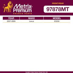 Metrix Premium 4 PC Front Stabilizer Bar Link and Rear Stabilizer Bar Link Kit  97878MT fitment