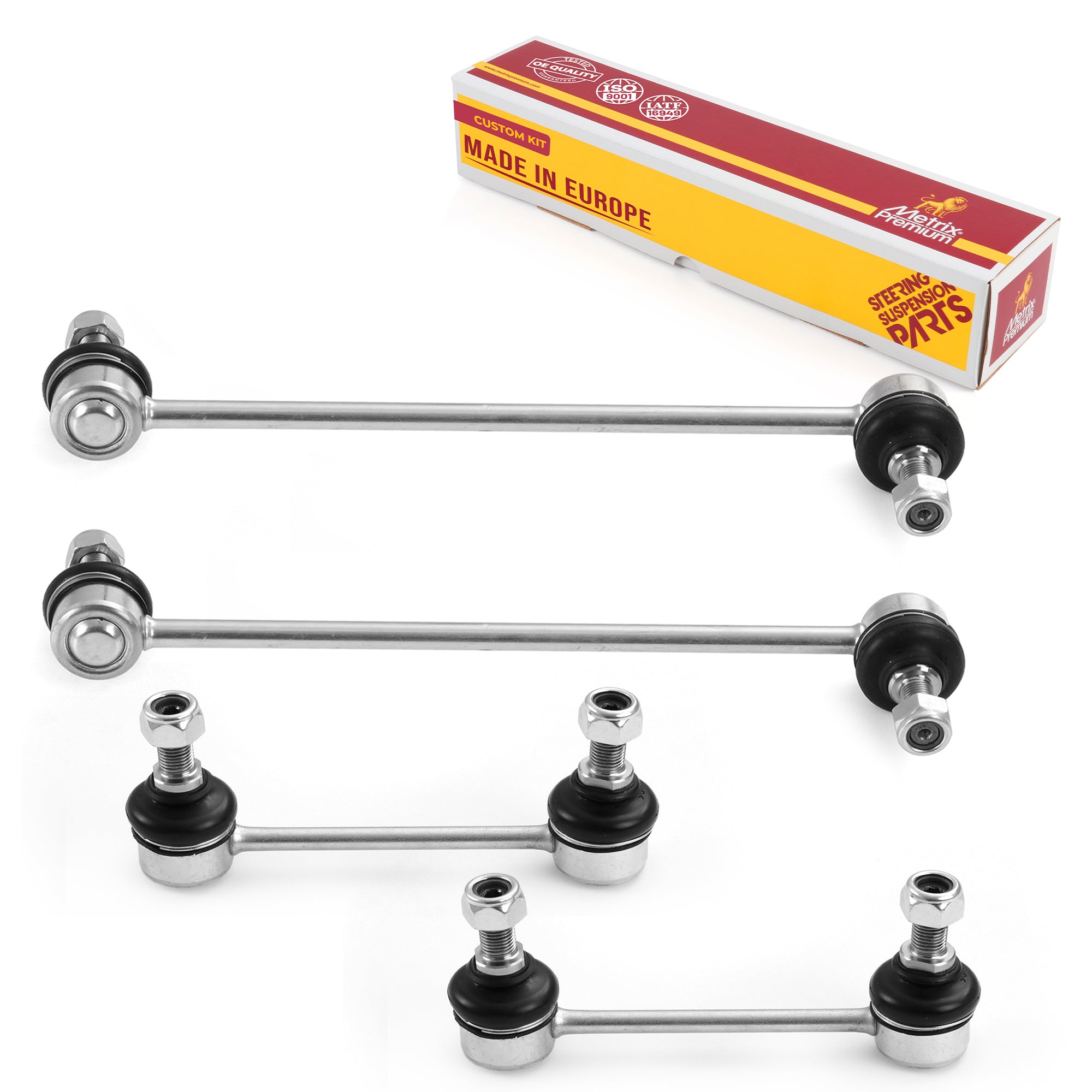Metrix Premium 4 PC Front Stabilizer Bar Link and Rear Stabilizer Bar Link Kit 97881MT OEM fit auto parts