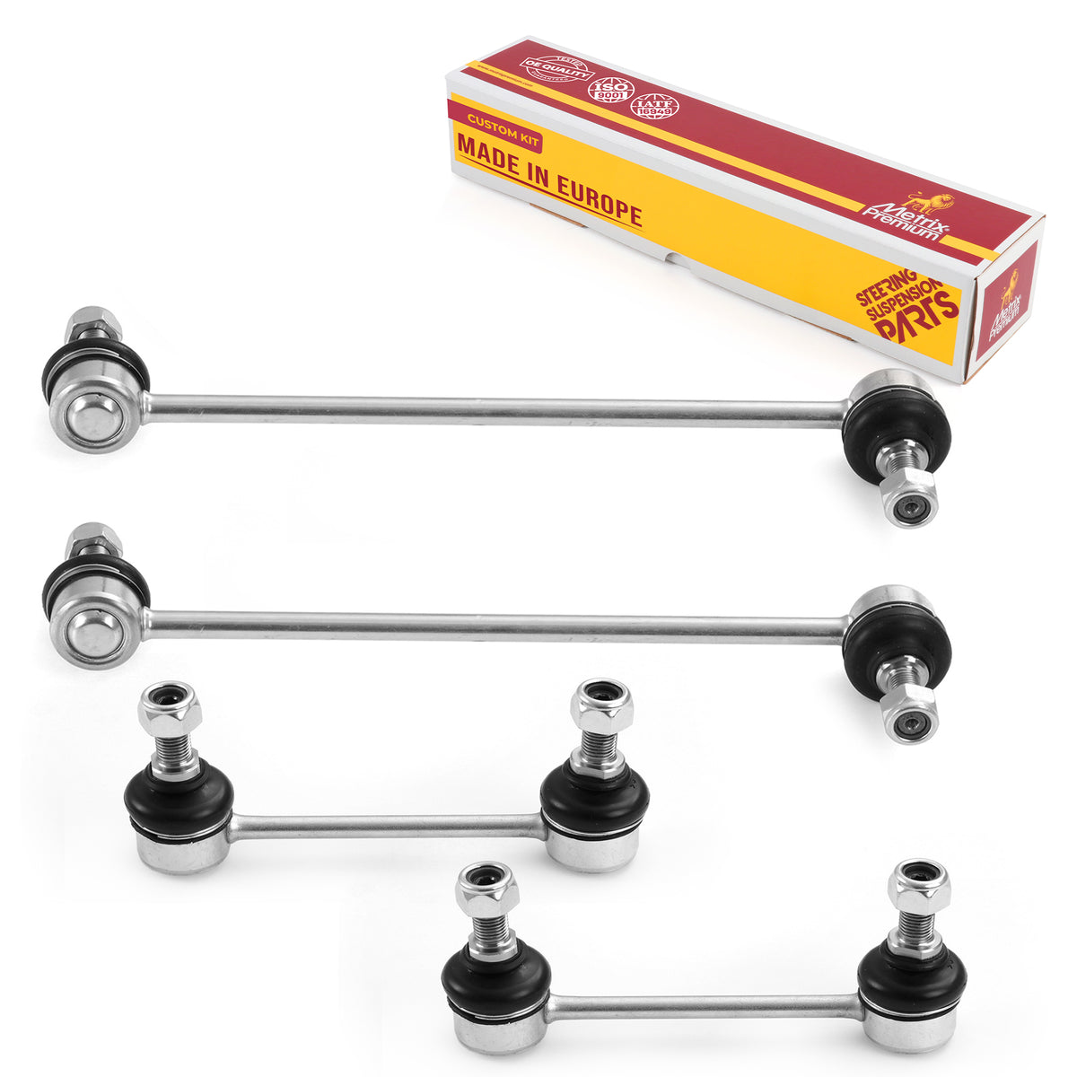 Metrix Premium 4 PC Front Stabilizer Bar Link and Rear Stabilizer Bar Link Kit 97881MT OEM fit auto parts