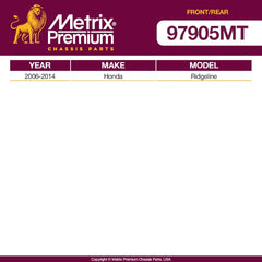 Metrix Premium 4 PC Front Stabilizer Bar Link and Rear Stabilizer Bar Link Kit  97905MT fitment