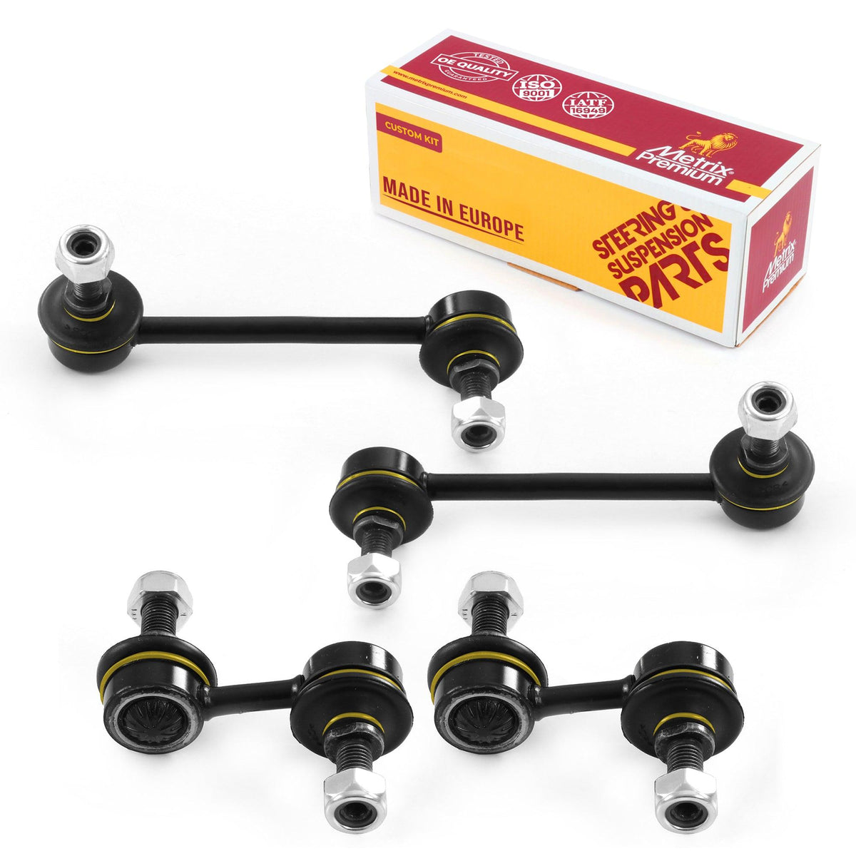 Metrix Premium 4 PC Front Stabilizer Bar Link and Rear Stabilizer Bar Link Kit  97909MT Suspension OEM fit Spare Parts