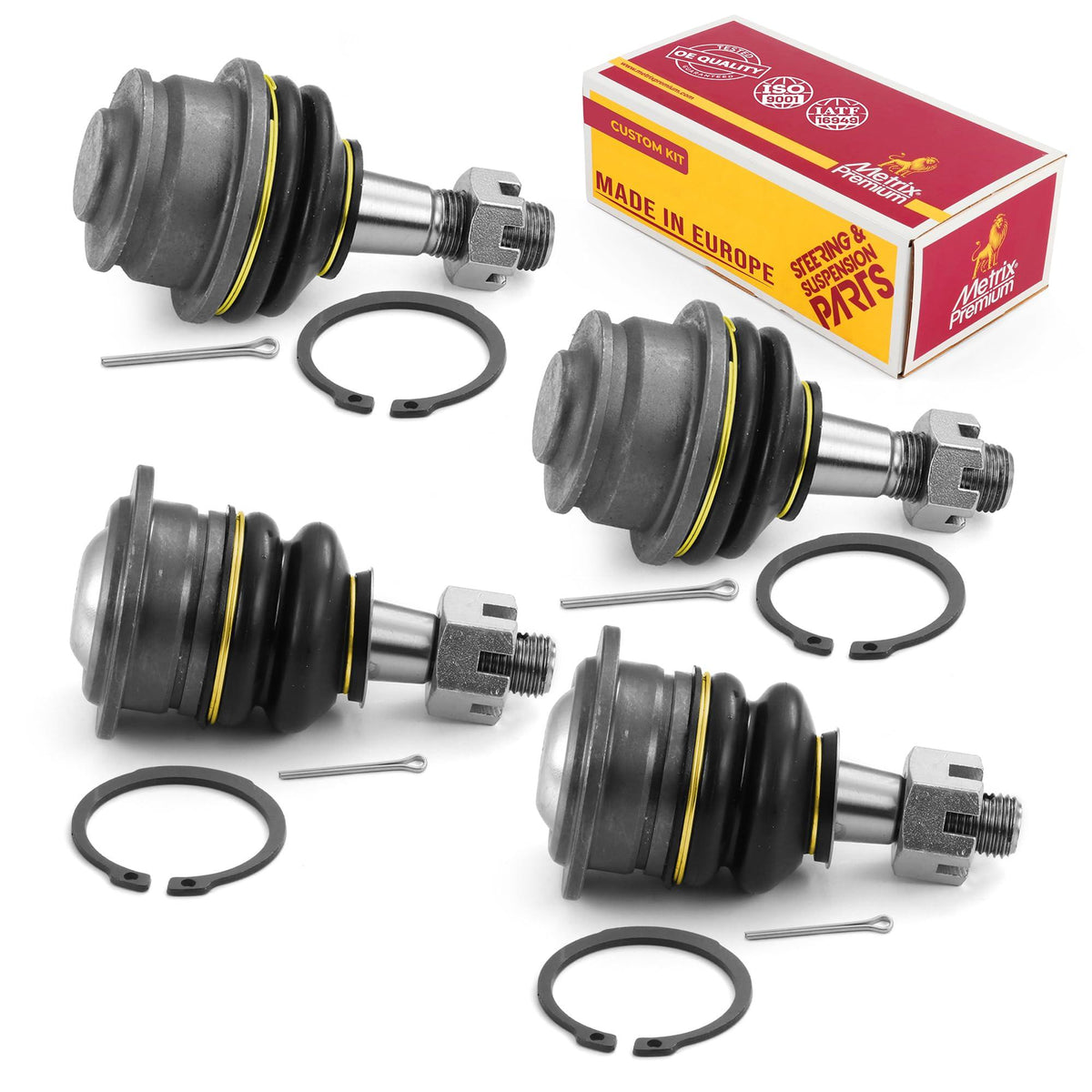 Metrix Premium 4 PC Front Upper Ball Joint and Front Lower Ball Joint Kit  97981MT