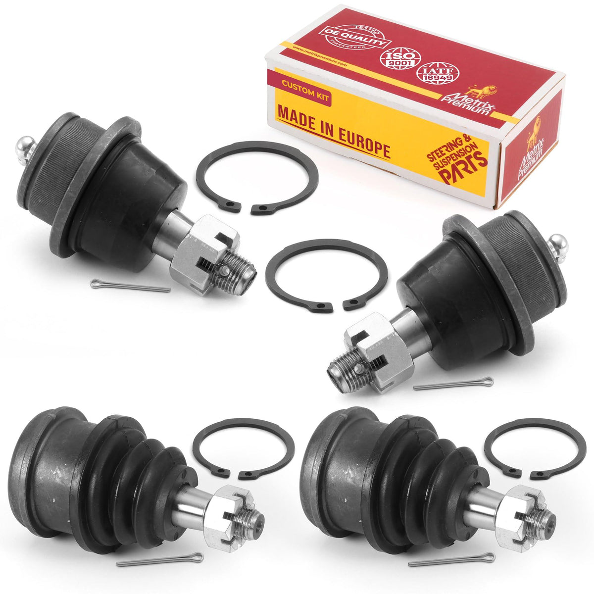 Metrix Premium 4 PC Front Upper Ball Joint and Front Lower Ball Joint Kit  97997MT