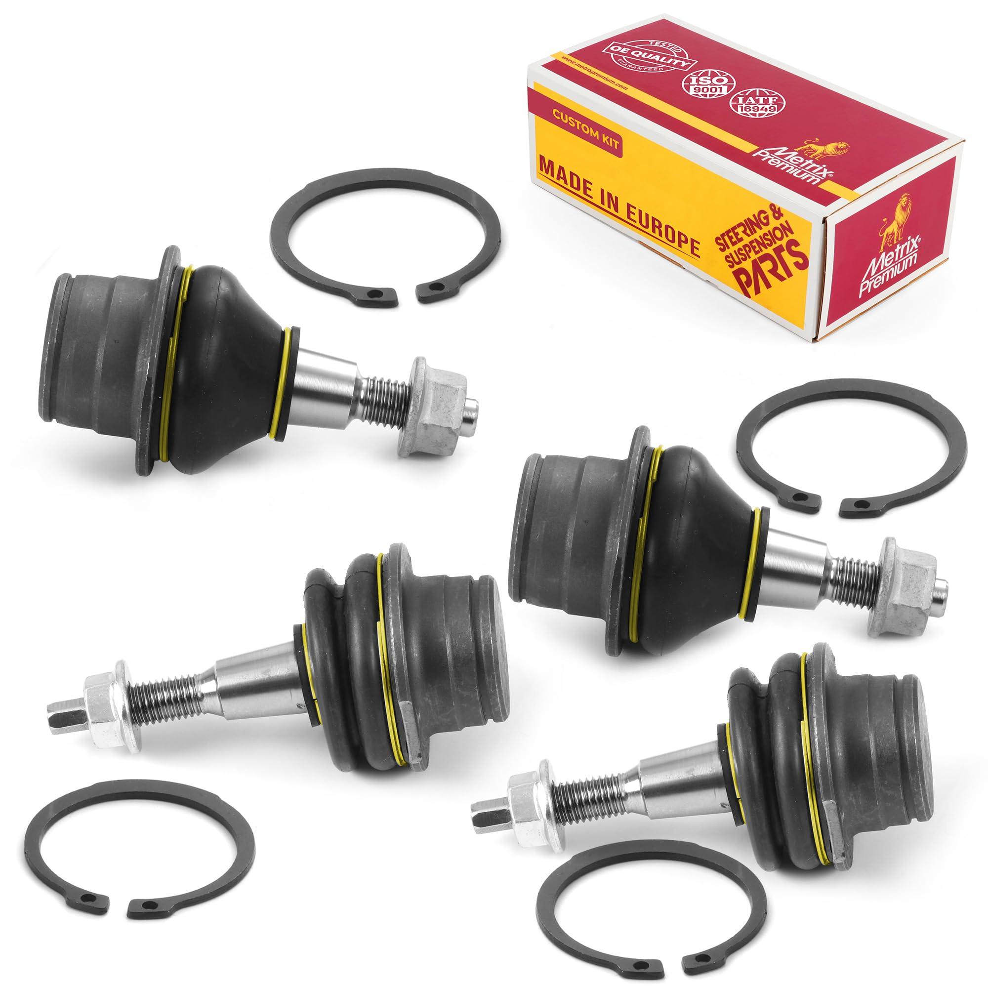 Metrix Premium 4 PC Front Upper Ball Joint and Front Lower Ball Joint Kit  97998MT