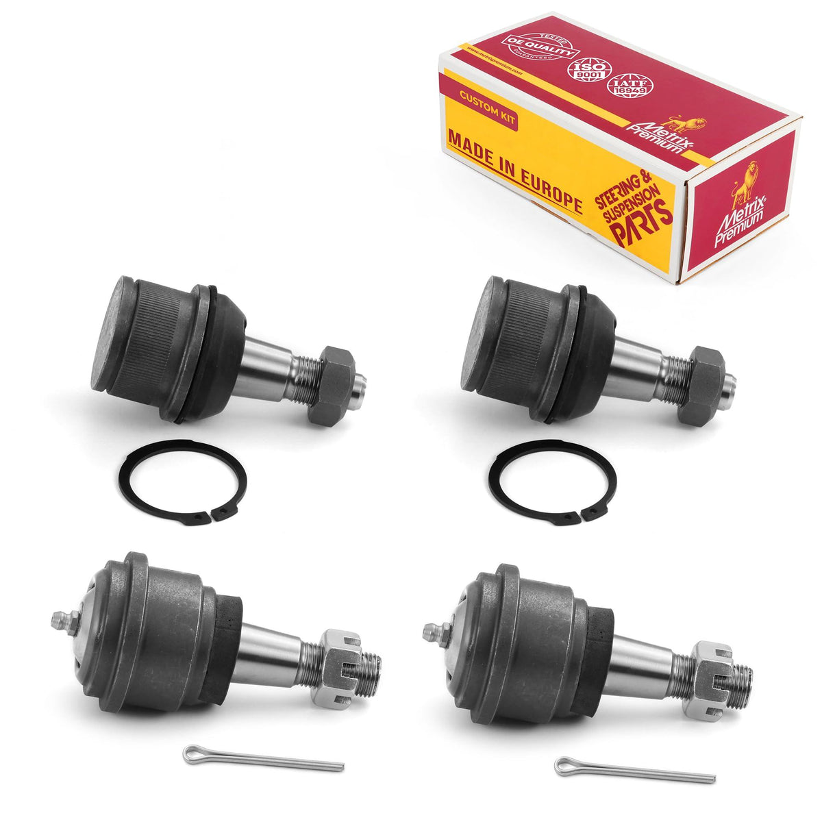 Metrix Premium 4 PC Front Upper Ball Joint and Front Lower Ball Joint Kit  98003MT