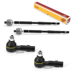 Metrix Premium 4 PC Inner Tie Rod End and Outer Tie Rod End Kit 98137MT OEM fit auto parts