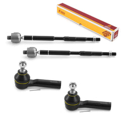 Metrix Premium 4 PC Inner Tie Rod End and Outer Tie Rod End Kit 98138MT OEM fit auto parts