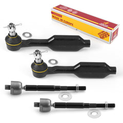 Metrix Premium 4 PC Inner Tie Rod End and Outer Tie Rod End Kit 98139MT OEM fit auto parts