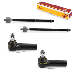 Metrix Premium 4 PC Inner Tie Rod End and Outer Tie Rod End Kit 98181MT OEM fit auto parts