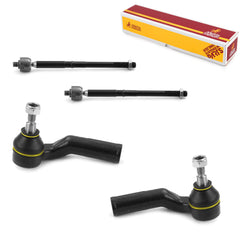 Metrix Premium 4 PC Inner Tie Rod End and Outer Tie Rod End Kit 98186MT OEM fit auto parts