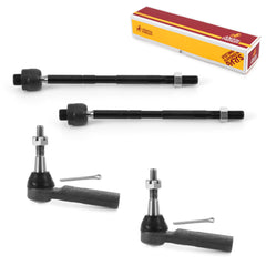 Metrix Premium 4 PC Inner Tie Rod End and Outer Tie Rod End Kit 98193MT OEM fit auto parts