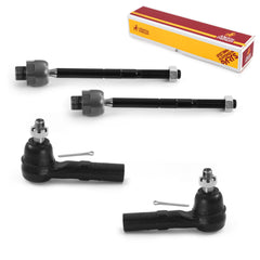 Metrix Premium 4 PC Inner Tie Rod End and Outer Tie Rod End Kit 98199MT OEM fit auto parts