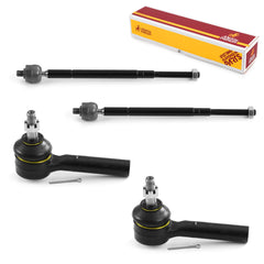 Metrix Premium 4 PC Inner Tie Rod End and Outer Tie Rod End Kit 98210MT OEM fit auto parts