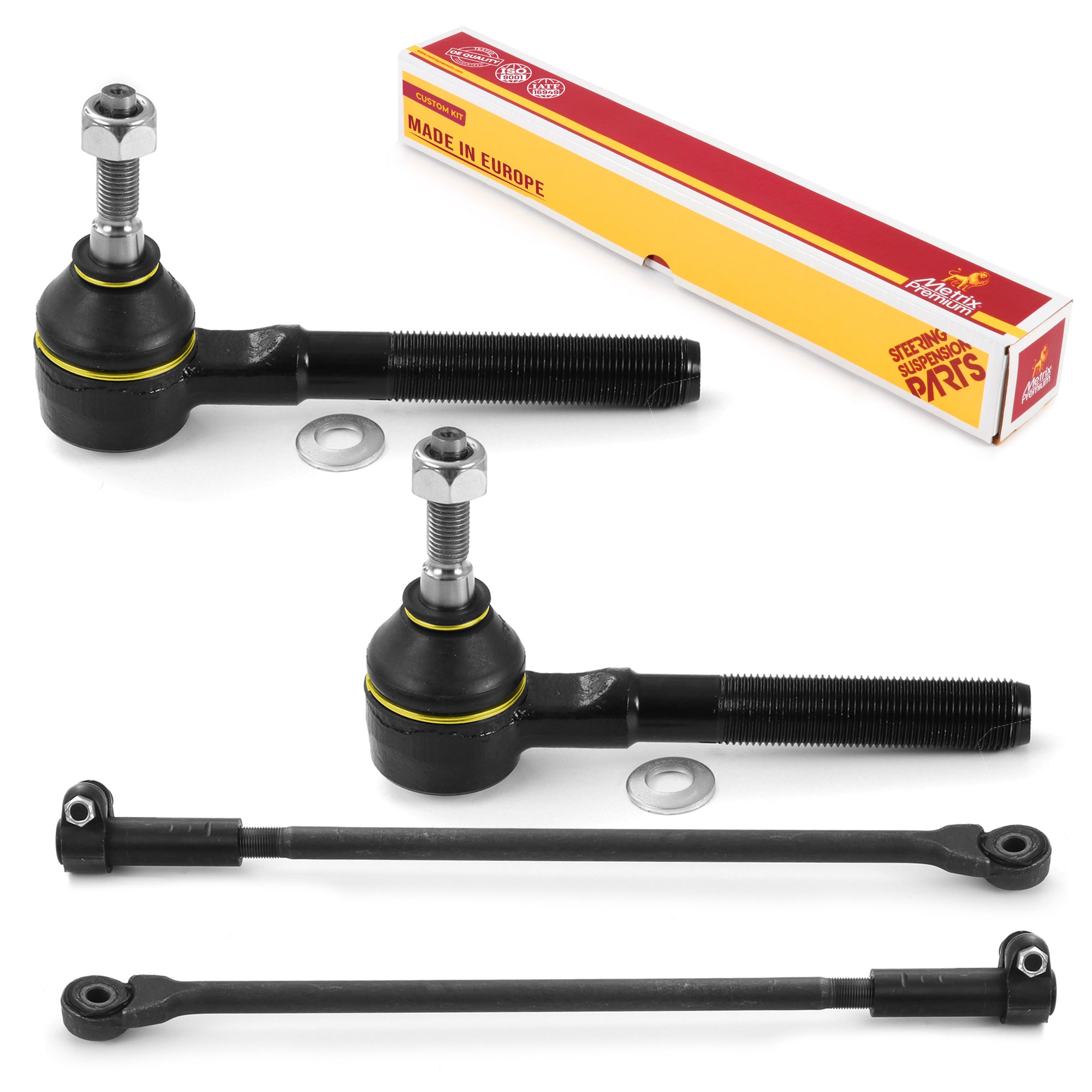 Metrix Premium 4 PC Inner Tie Rod End and Outer Tie Rod End Kit 98215MT OEM fit auto parts