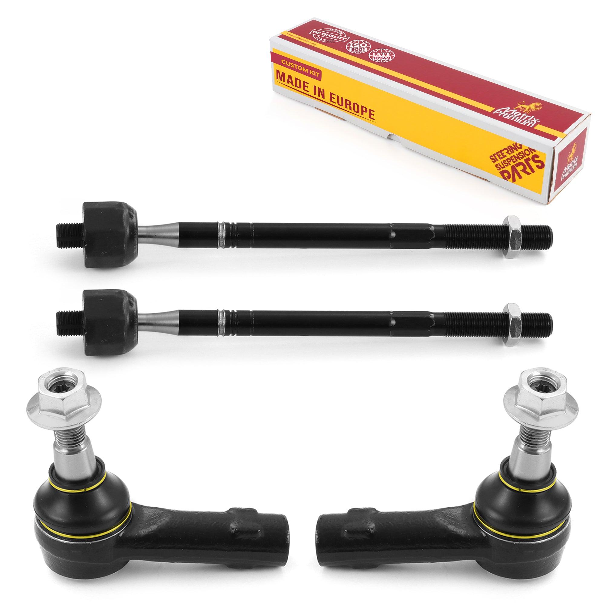 Metrix Premium 4 PC Inner Tie Rod End and Outer Tie Rod End Kit  98267MT OEM fit spare car parts