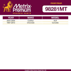 Metrix Premium 4 PC Front Stabilizer Bar Link and Rear Stabilizer Bar Link Kit  98281MT fitment