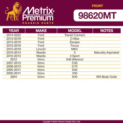 Metrix Premium 2 PC Front Stabilizer Bar Link Kit  98620MT fitment