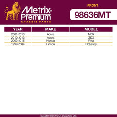 Metrix Premium 2 PC Front Stabilizer Bar Link Kit  98636MT fitment