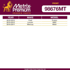 Metrix Premium 2 PC Front Stabilizer Bar Link Kit  98676MT fitment