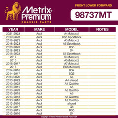 Metrix Premium 2 PC Front Ball Joint Kit  98737MT fitment