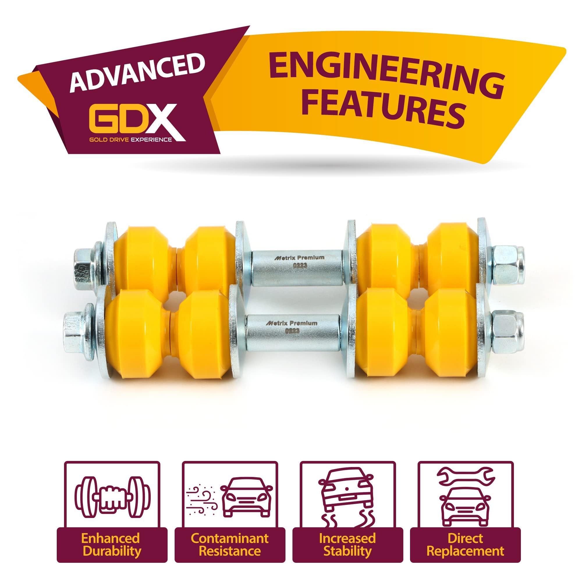 Metrix Premium 2 PC Front Stabilizer Bar Link Kit GDX  99020MG high quality OEM fit components