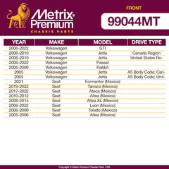 Metrix Premium 2 PC Front Stabilizer Bar Link Kit  99044MT high quality spare parts