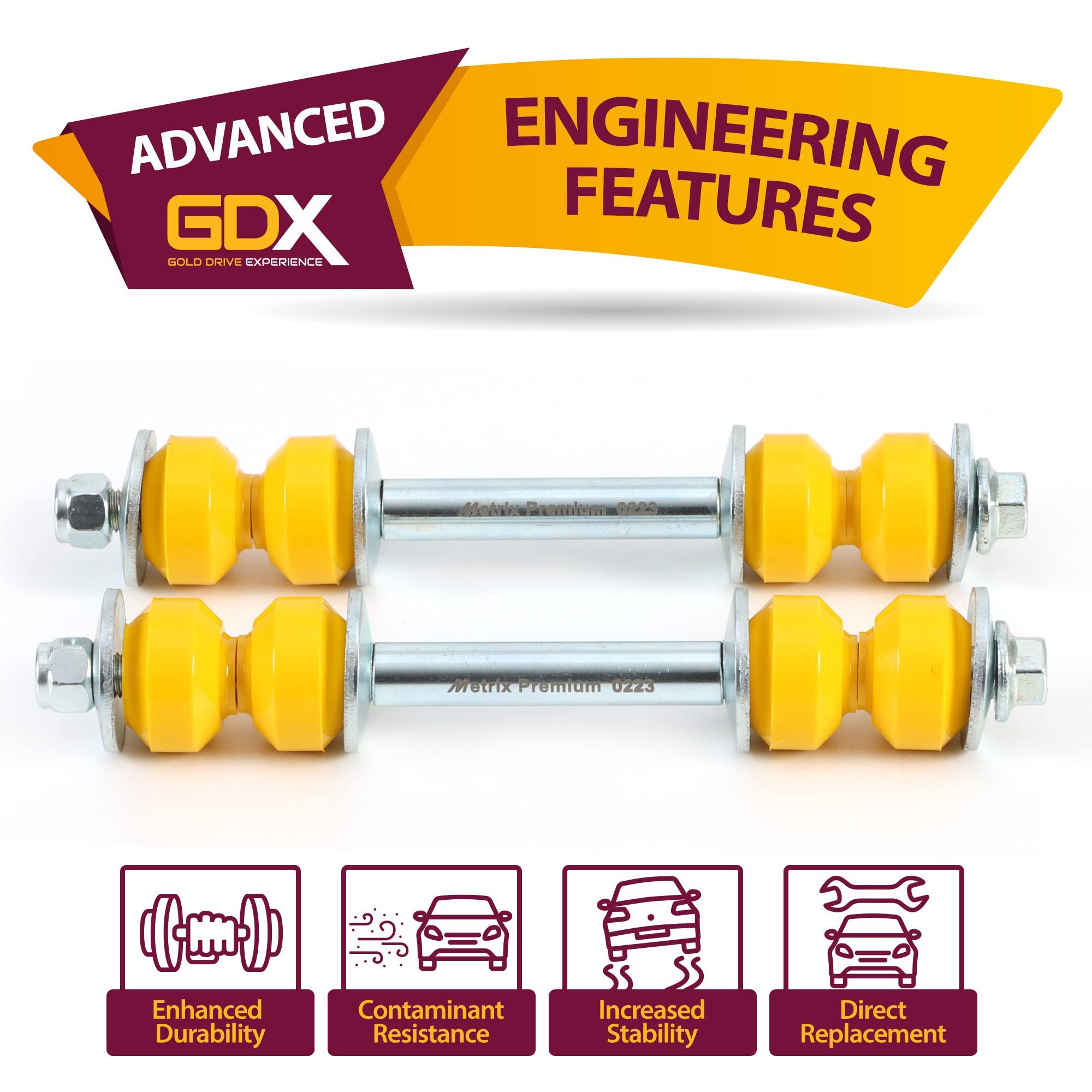 Metrix Premium 2 PC Front Stabilizer Bar Link Kit GDX  99089MG high quality OEM fit components