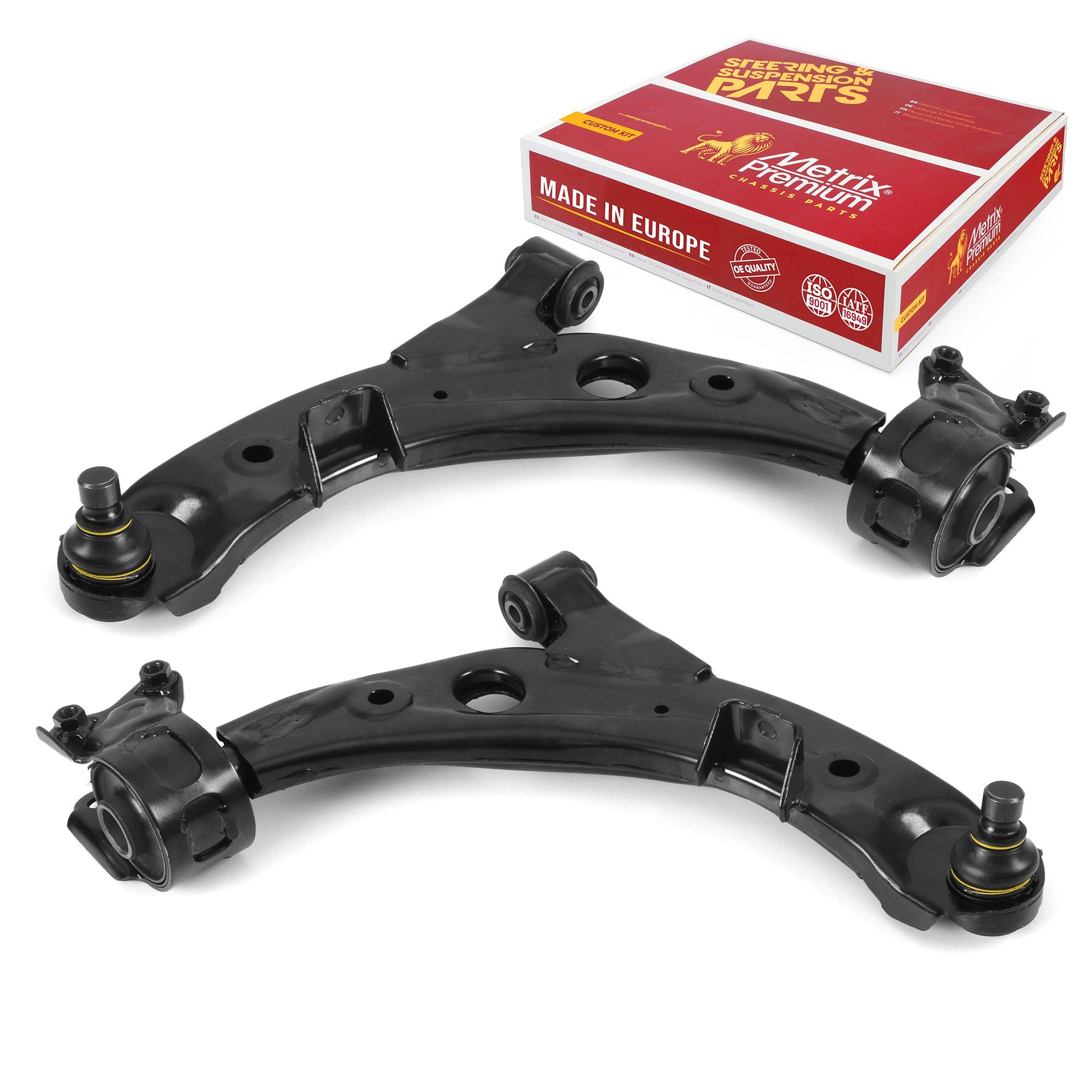 Metrix Premium 2 PC Front Left Lower and Front Right Lower Control Arm And Ball Joint Assembly Kit  99270MT