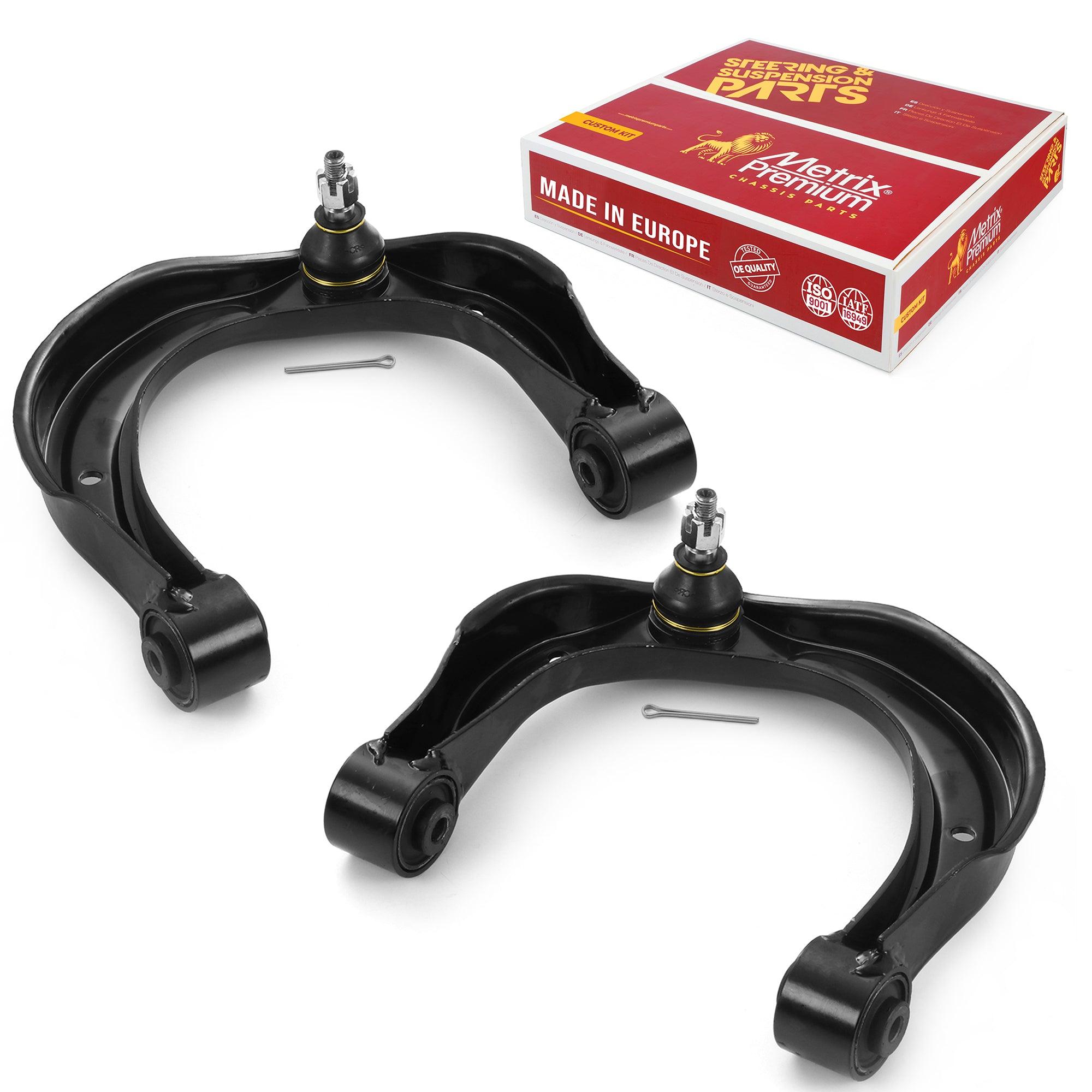 Metrix Premium 2 PC Front Right Upper and Front Left Upper Control Arm and Ball Joint Assembly Kit  99378MT