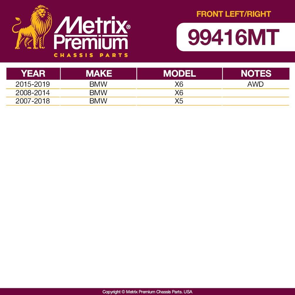 Metrix Premium 2 PC Front Right and Front Left Stabilizer Bar Link Kit  99416MT fitment