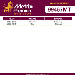 Metrix Premium 2 PC Front Right and Front Left Stabilizer Bar Link Kit  99467MT fitment