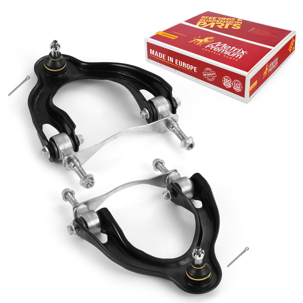 Metrix Premium 2 PC Front Right Upper and Front Left Upper Control Arm and Ball Joint Assembly Kit  99802MT