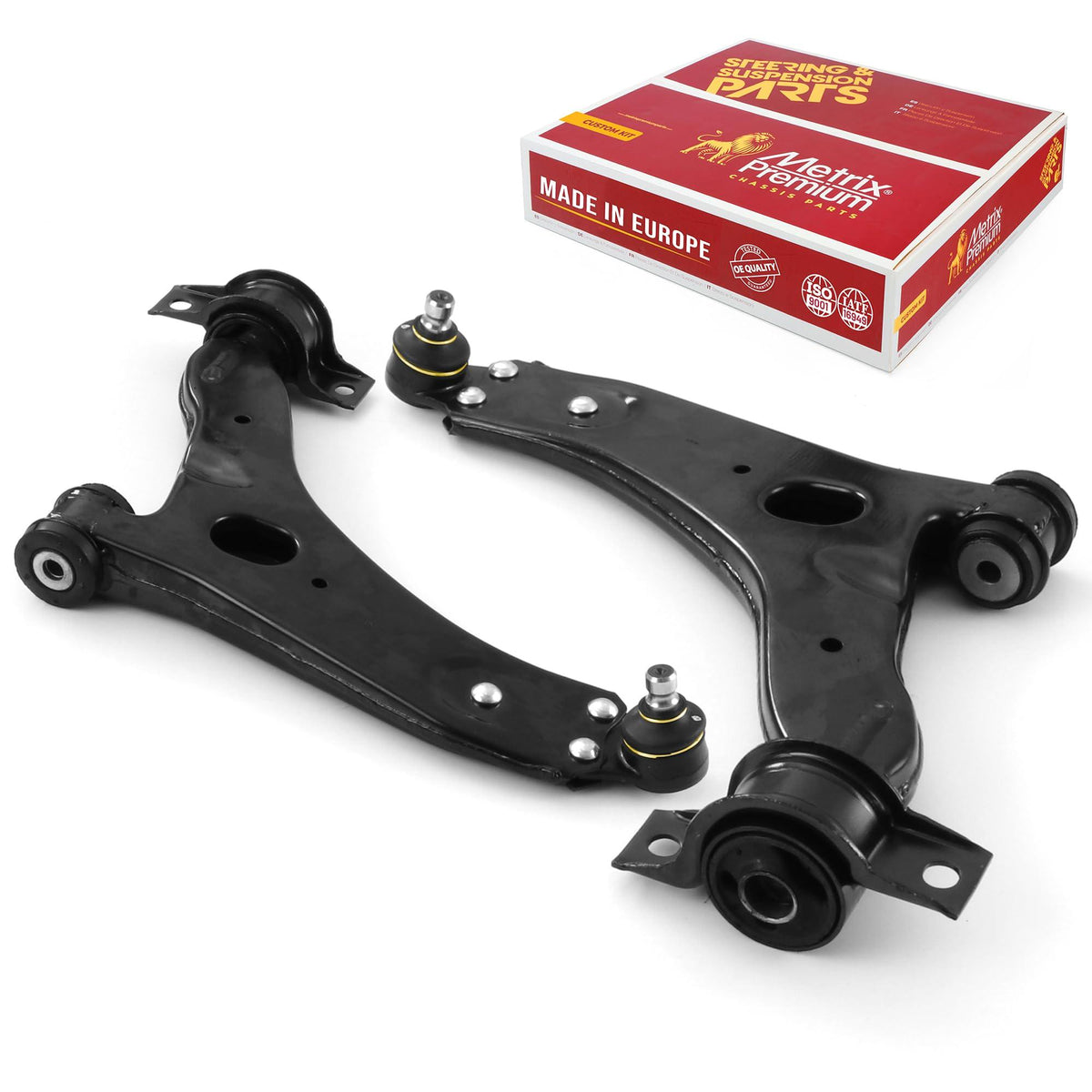 Metrix Premium 2 PC Front Right Lower and Front Left Lower Control Arm and Ball Joint Assembly Kit  99814MT