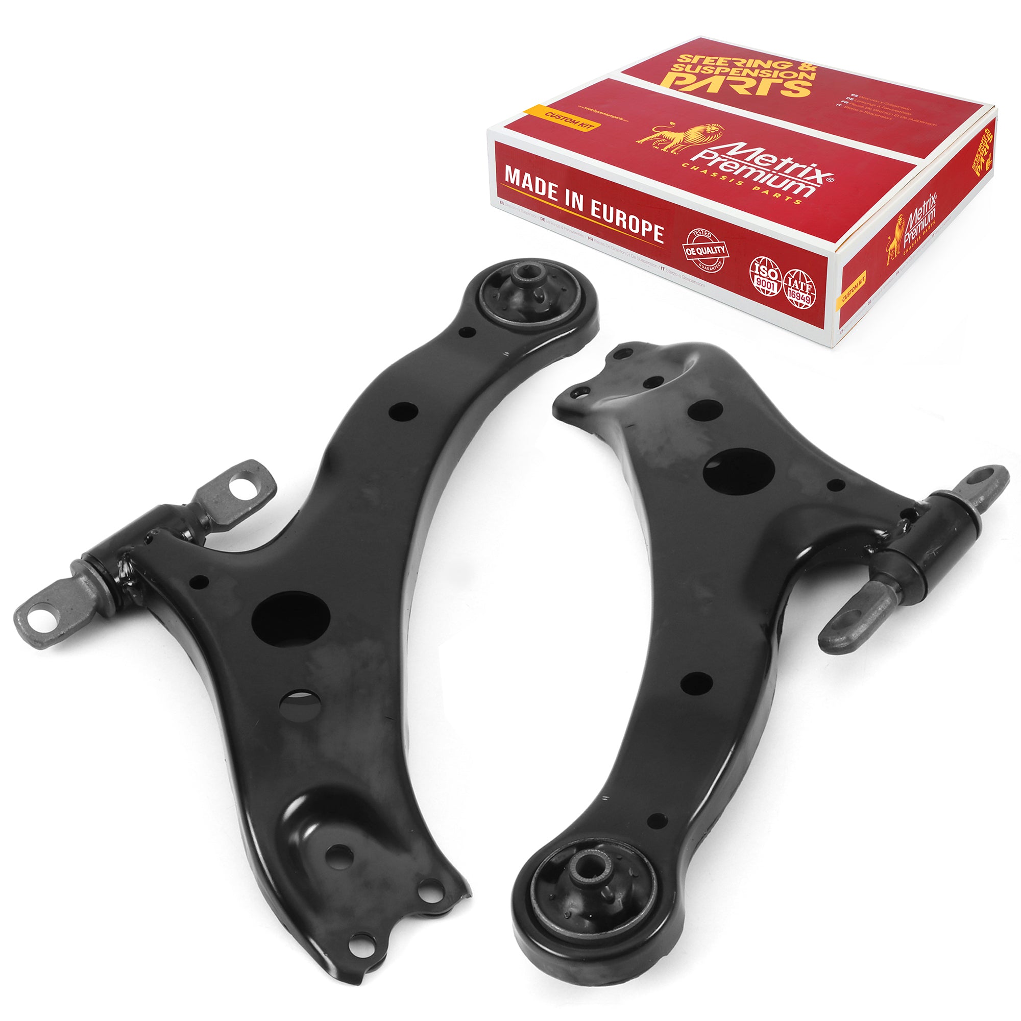 Metrix Premium 2 PC Front Left Lower and Front Right Lower Control Arm and Ball Joint Assembly Kit  99824MT