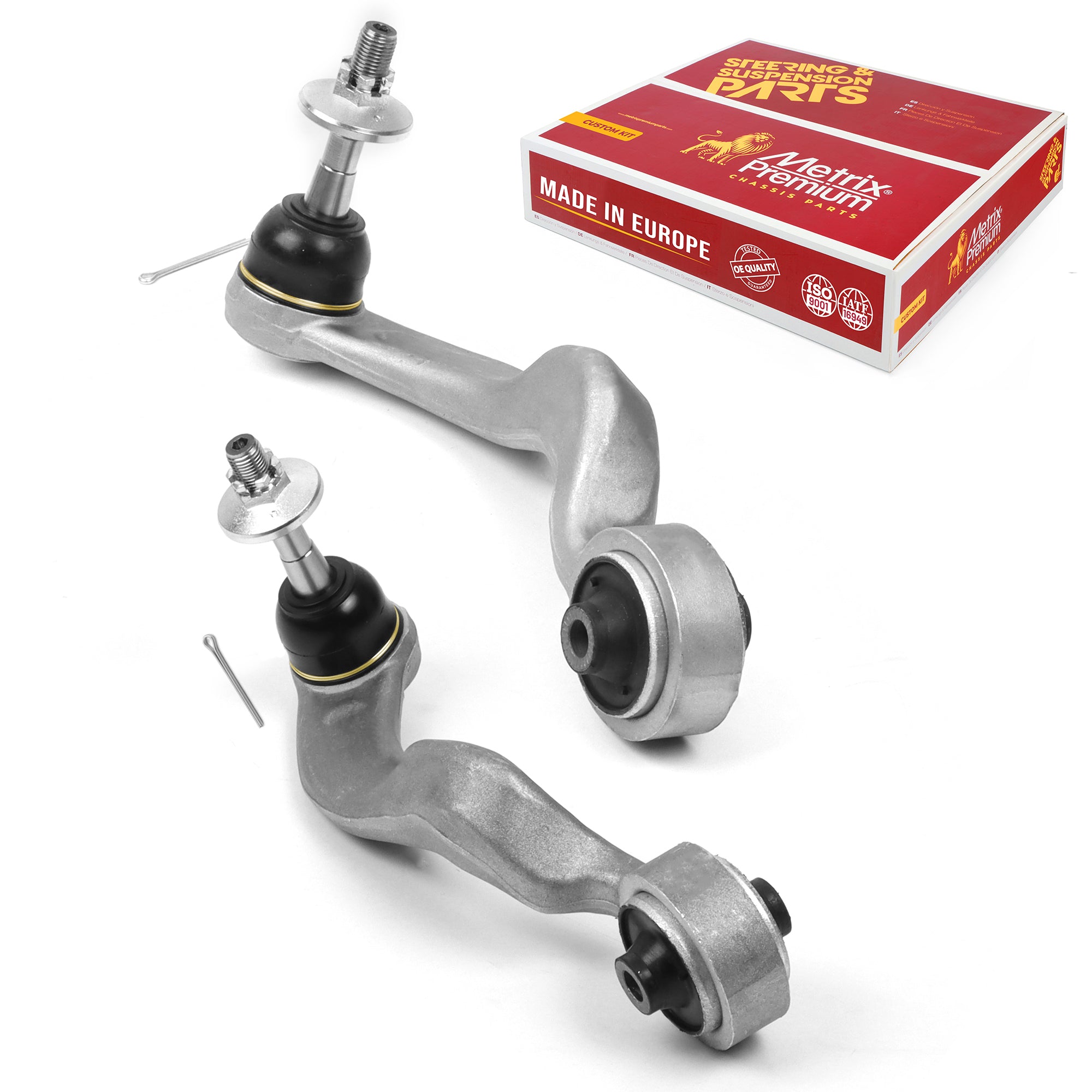 Metrix Premium 2 PC Front Left Upper Rearward and Front Right Upper Rearward Control Arm and Ball Joint Assembly Kit  99852MT
