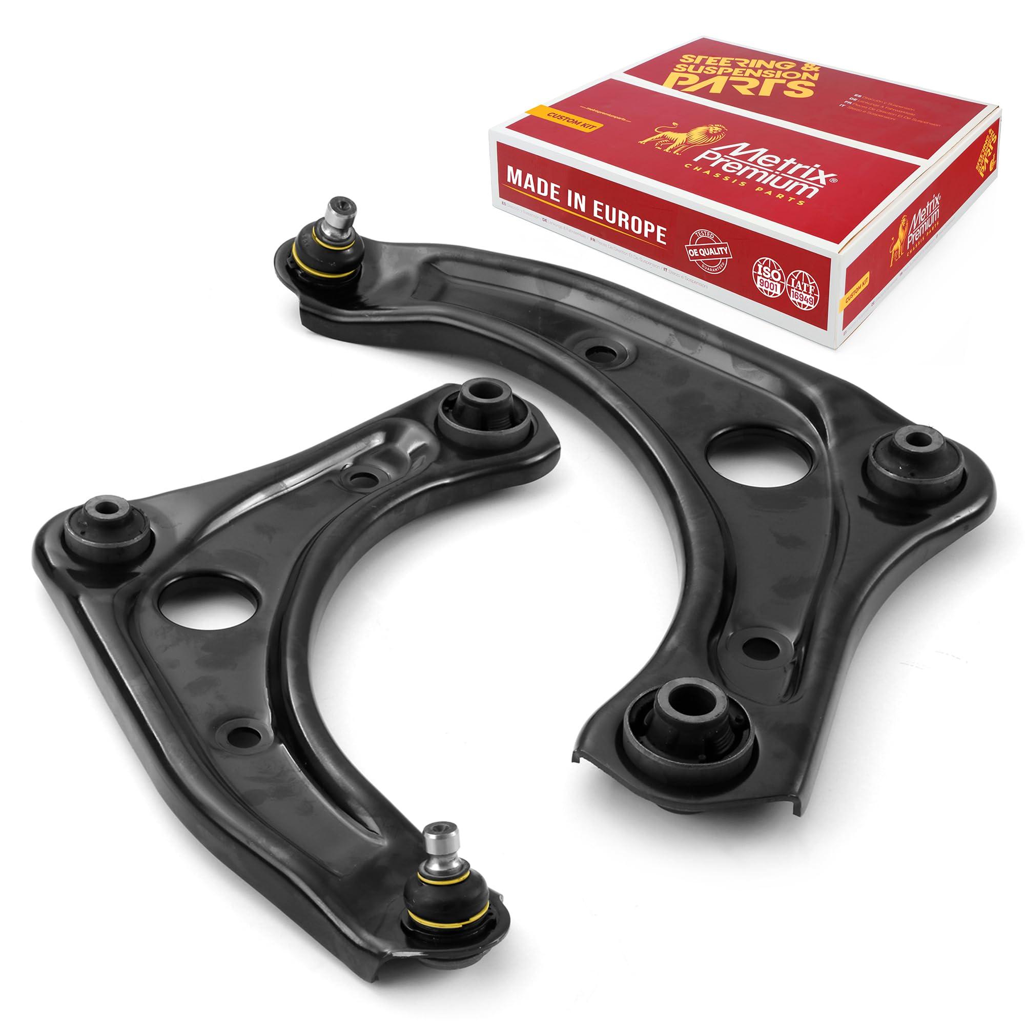 Metrix Premium 2 PC Front Left Lower and Front Right Lower Control Arm and Ball Joint Assembly Kit  99855MT