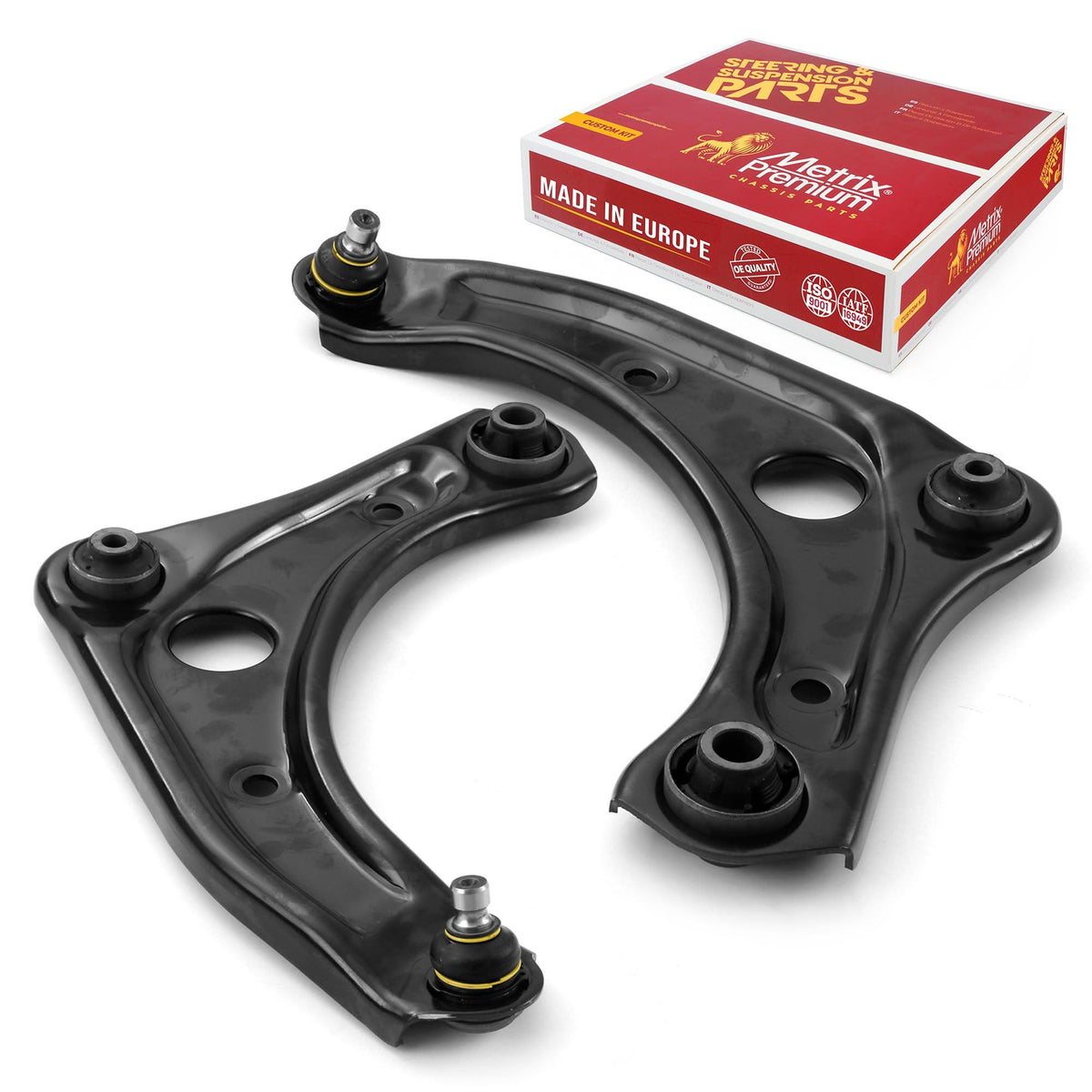 Metrix Premium 2 PC Front Left Lower and Front Right Lower Control Arm and Ball Joint Assembly Kit  99855MT