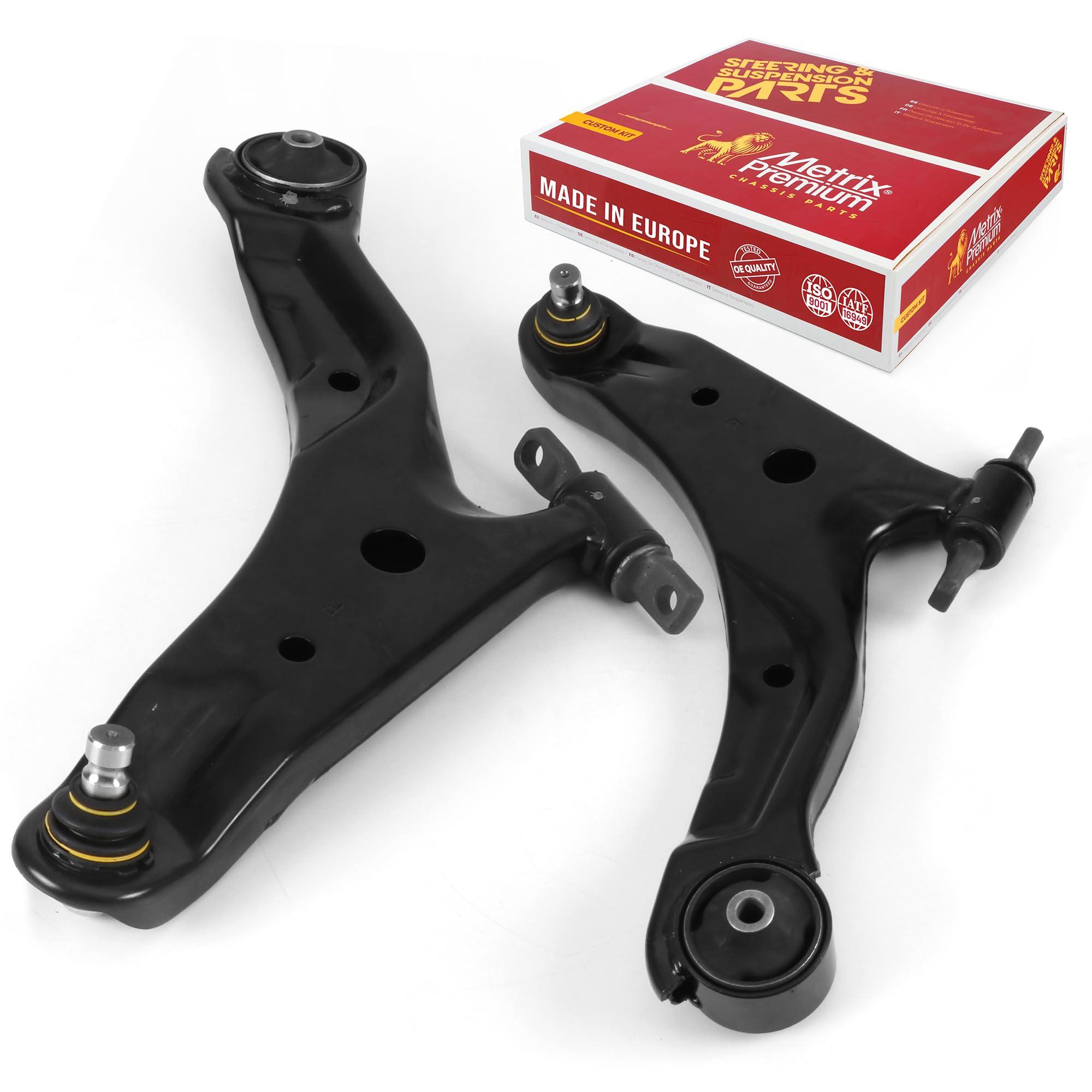 Metrix Premium 2 PC Front Left Lower and Front Right Lower Control Arm and Ball Joint Assembly Kit  99944MT