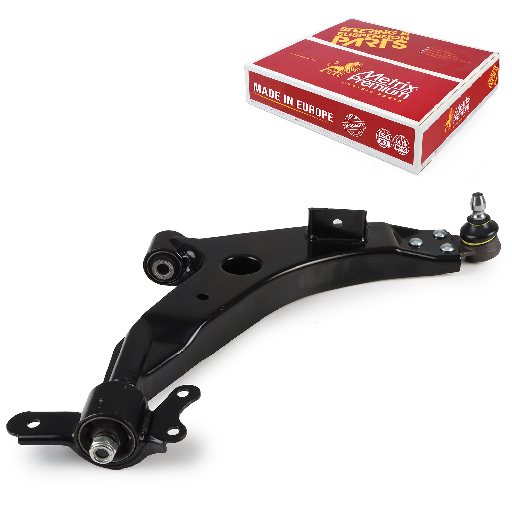 Metrix Premium Chassis Parts Front Right Lower Control Arm and Ball Joint Assembly 46140MT OEM fit auto parts