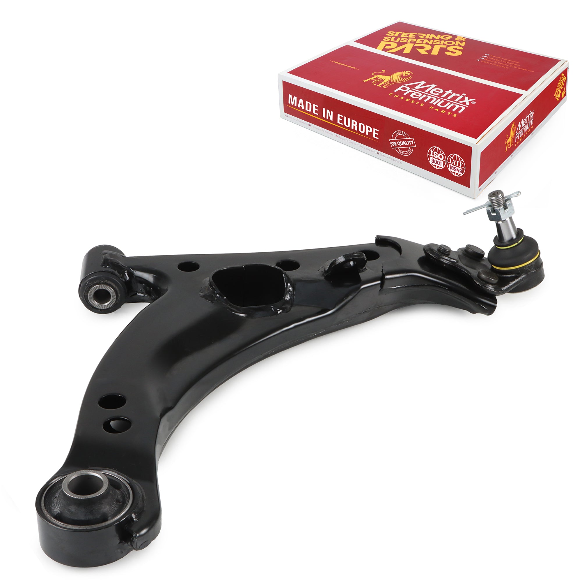 Metrix Premium Chassis Parts Front Right Lower Control Arm and Ball Joint Assembly 46191MT OEM fit auto parts
